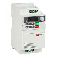 Преобразователь частоты 0,7 кВт 1х230В VECTOR-75 compact EKF Basic | код VT75c-0R7-1B | EKF